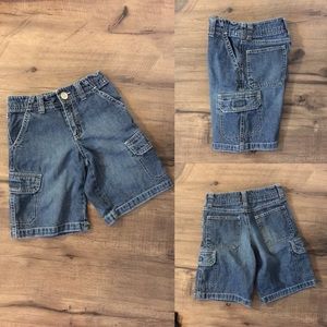 GYMBOREE boys 4 cargo shorts, adjustable waist